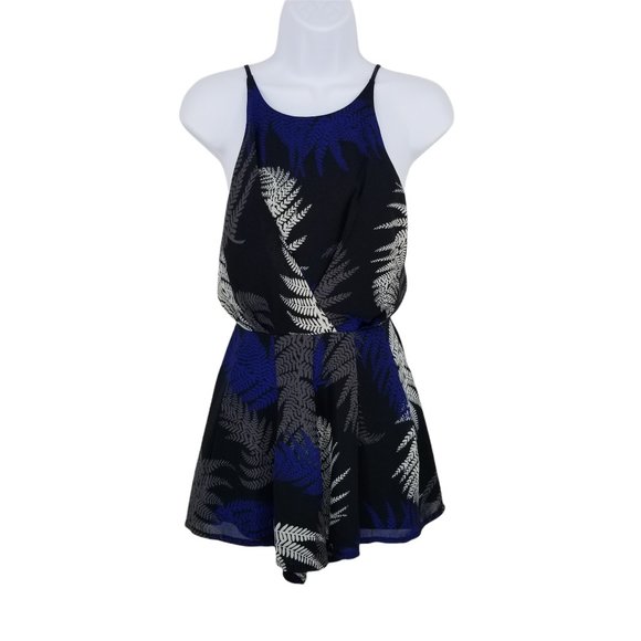 AKIRA Pants - Akira Chicago Black Label Open Back Romper S